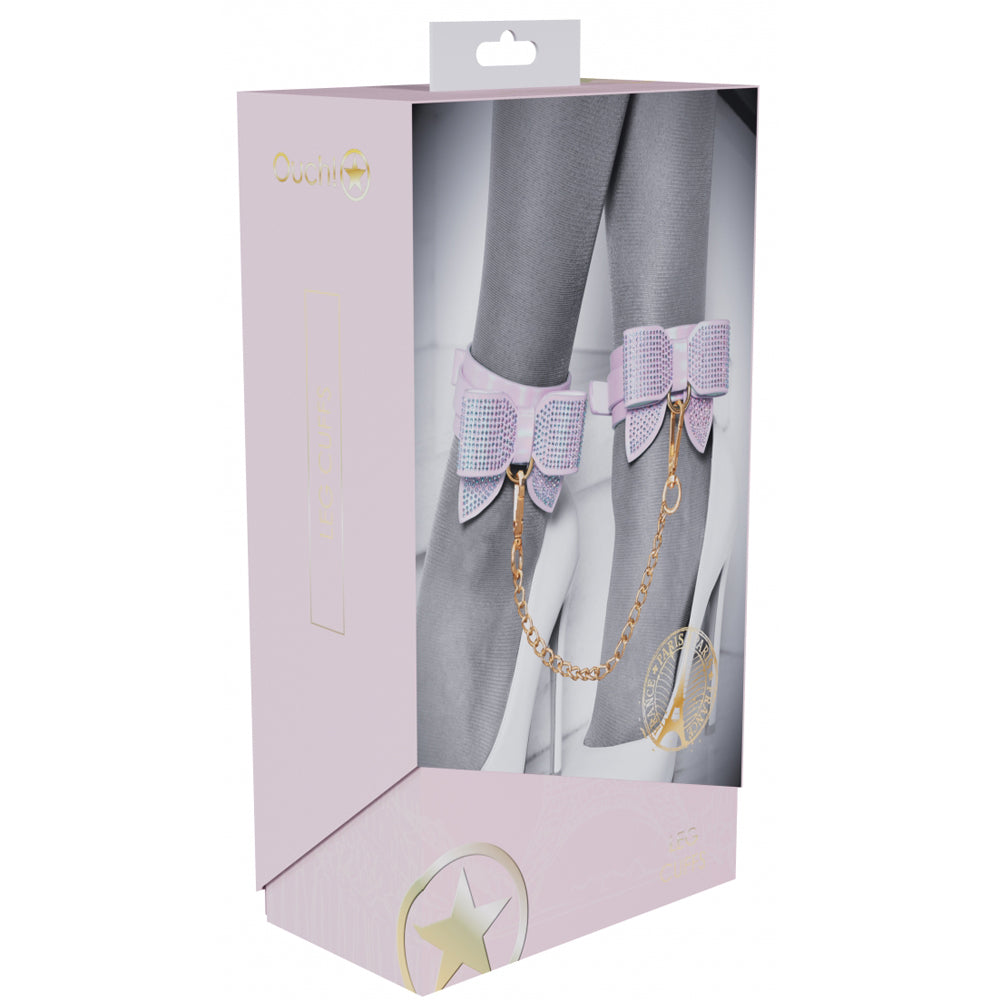 Ouch! Paris Collection Leg Cuffs | 8714273056214 | Discreet Personal Wellness