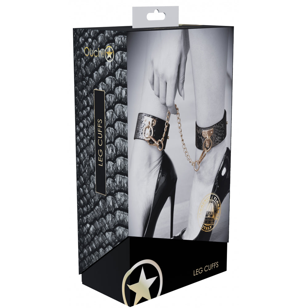 Ouch! Florence Collection Leg Cuffs | 8714273056597 | Discreet Personal Wellness