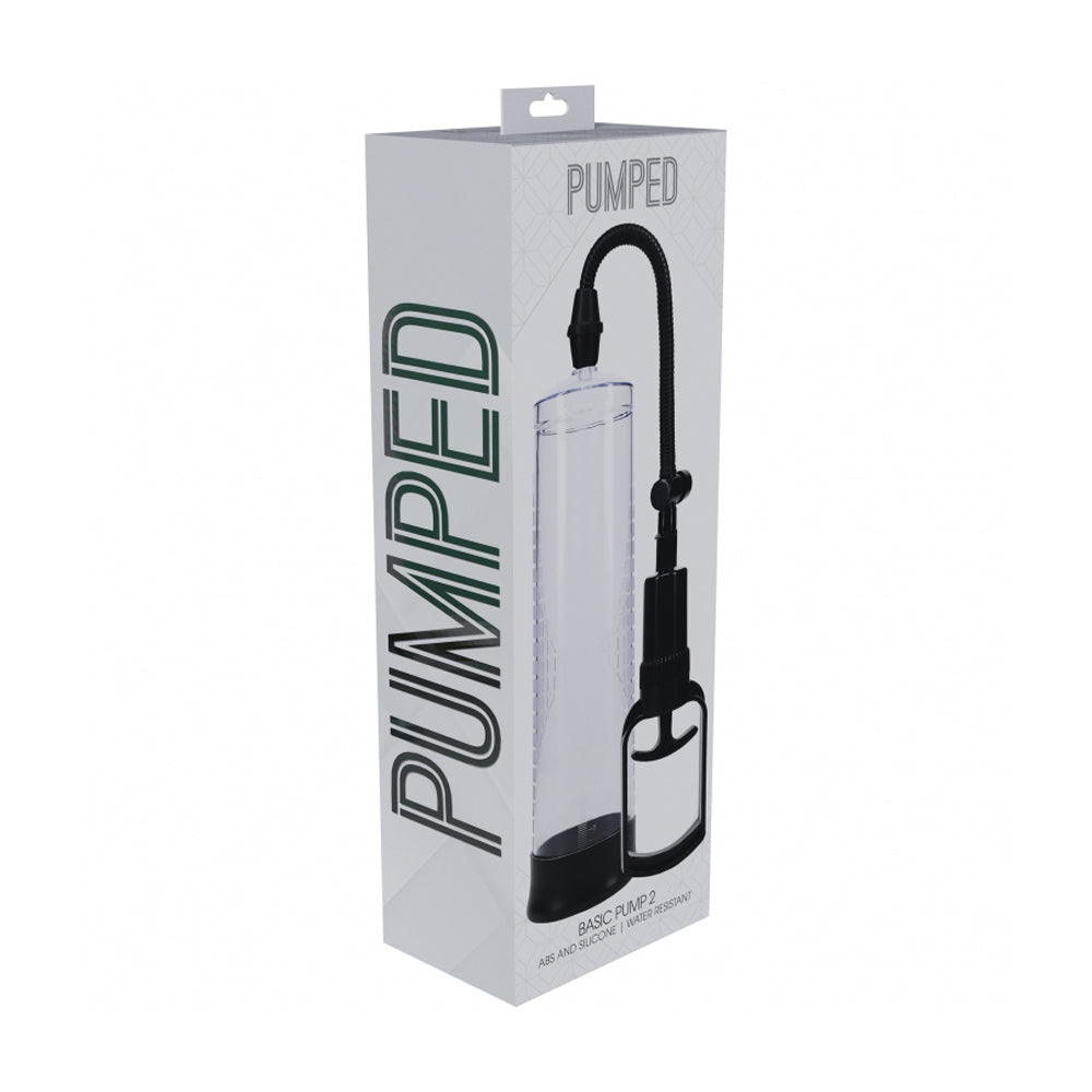Pumped Basic Pump 2 Water Resistant Transparent | 8714273057952 | Discreet Personal Wellness