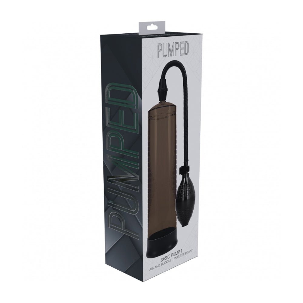 Pumped Basic Pump 1 Water Resistant Black | 8714273058058 | Discreet Personal Wellness