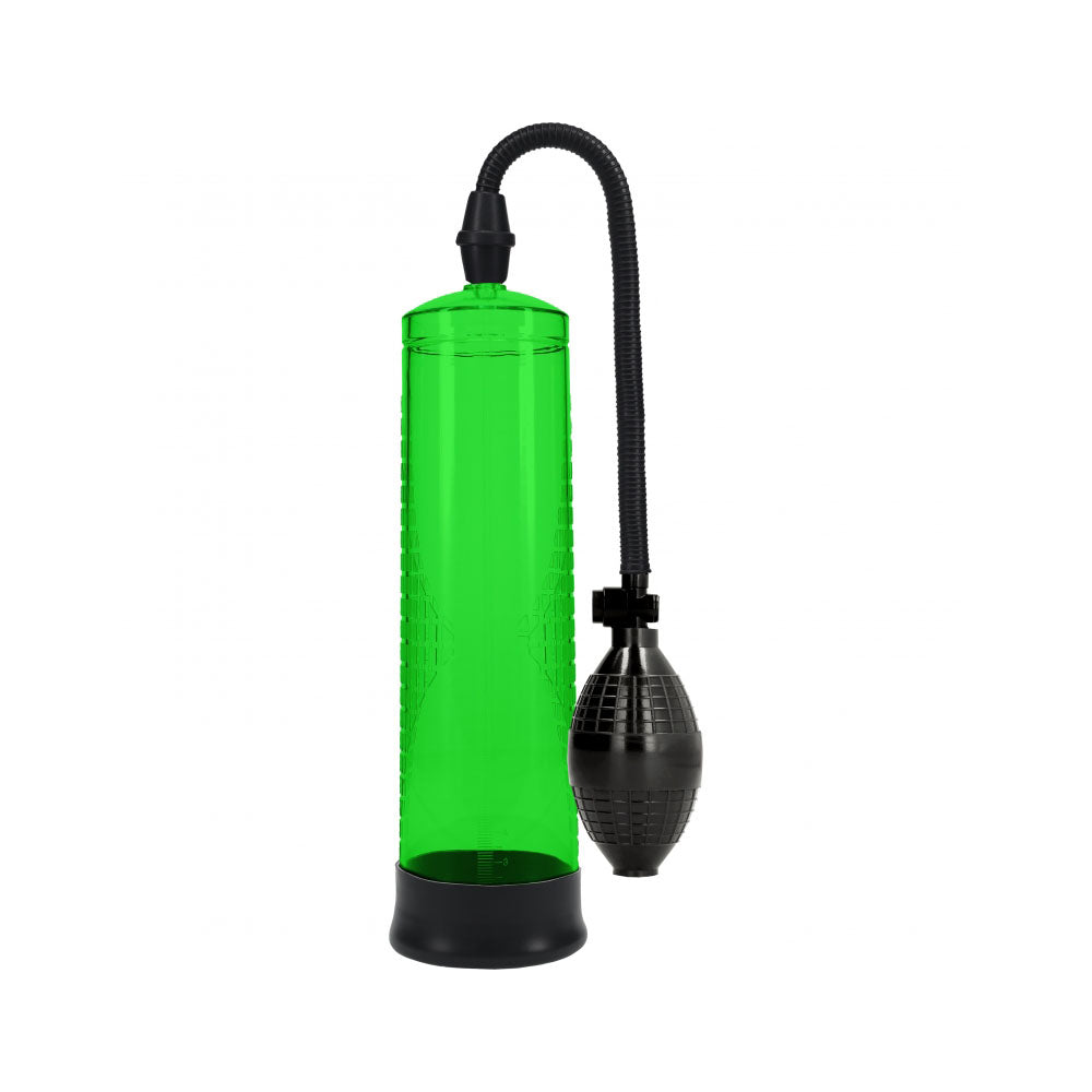 Pumped Basic Pump 1 Water Resistant Green | 8714273058072 | Discreet Personal Wellness