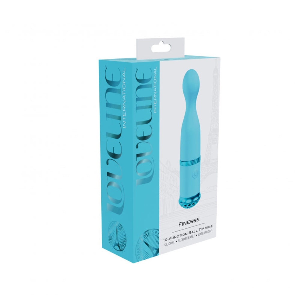 Loveline Finesse Ball Tip Vibe Blue | 8714273058676 | Discreet Personal Wellness