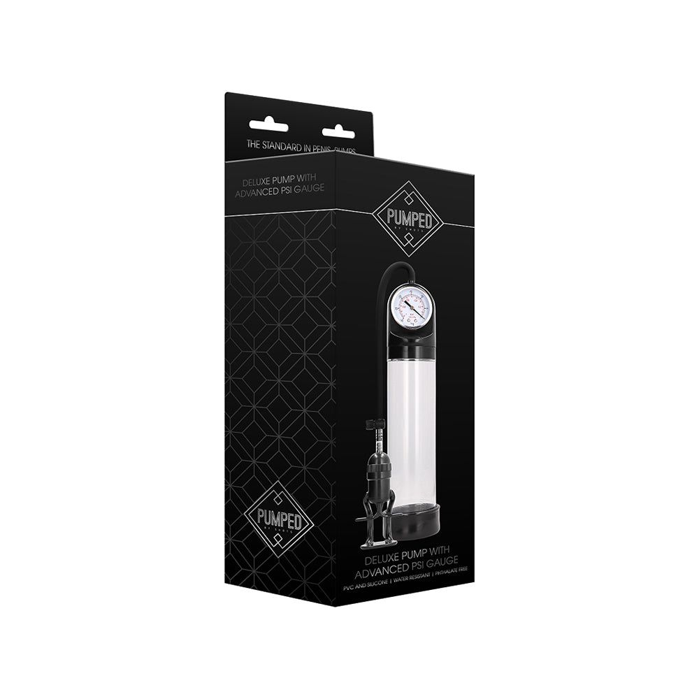 Deluxe Pump With Advanced Psi Gauge Transparent | 8714273291950 | Discreet Personal Wellness