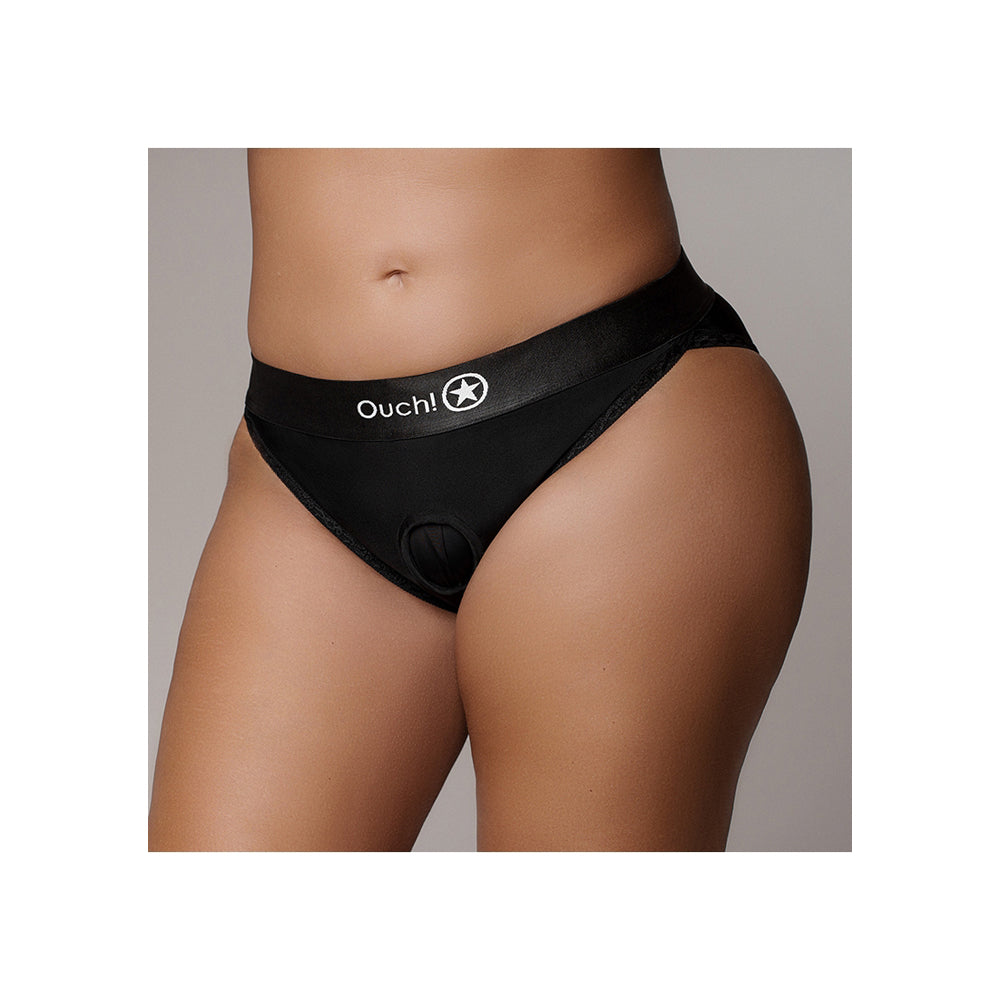 Ouch! Vibrating Strap-On Hipster Xl/Xxl | 8714273493675 | Discreet Personal Wellness