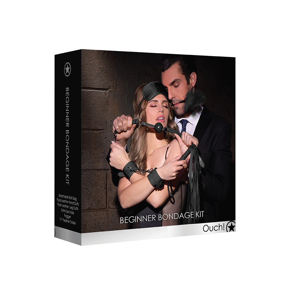 Ouch! Beginners Bondage Kit Black | 8714273504043 | Discreet Personal Wellness