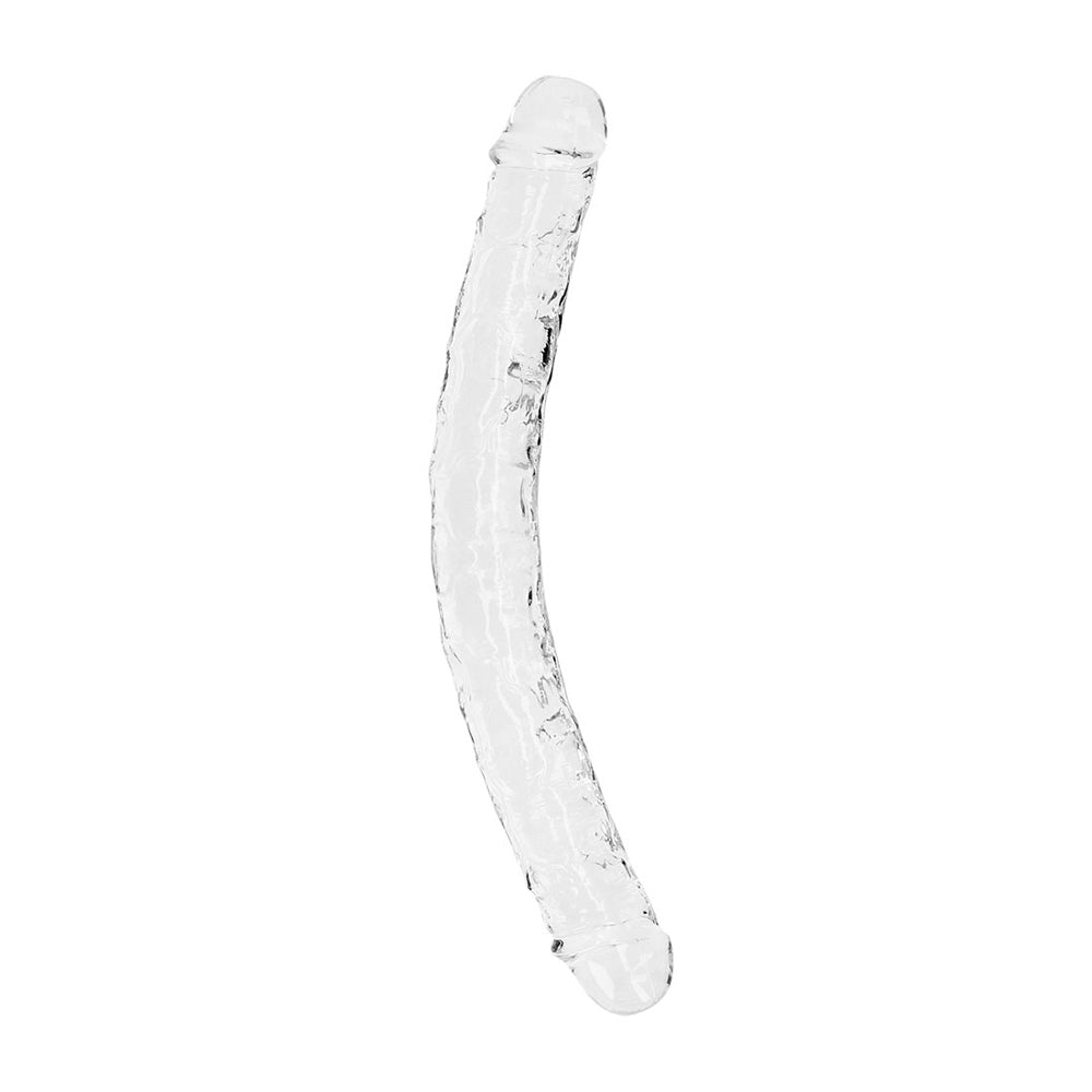 Realrock Crystal Clear Double Penis 13'' Transparent | 8714273520883 | Discreet Personal Wellness