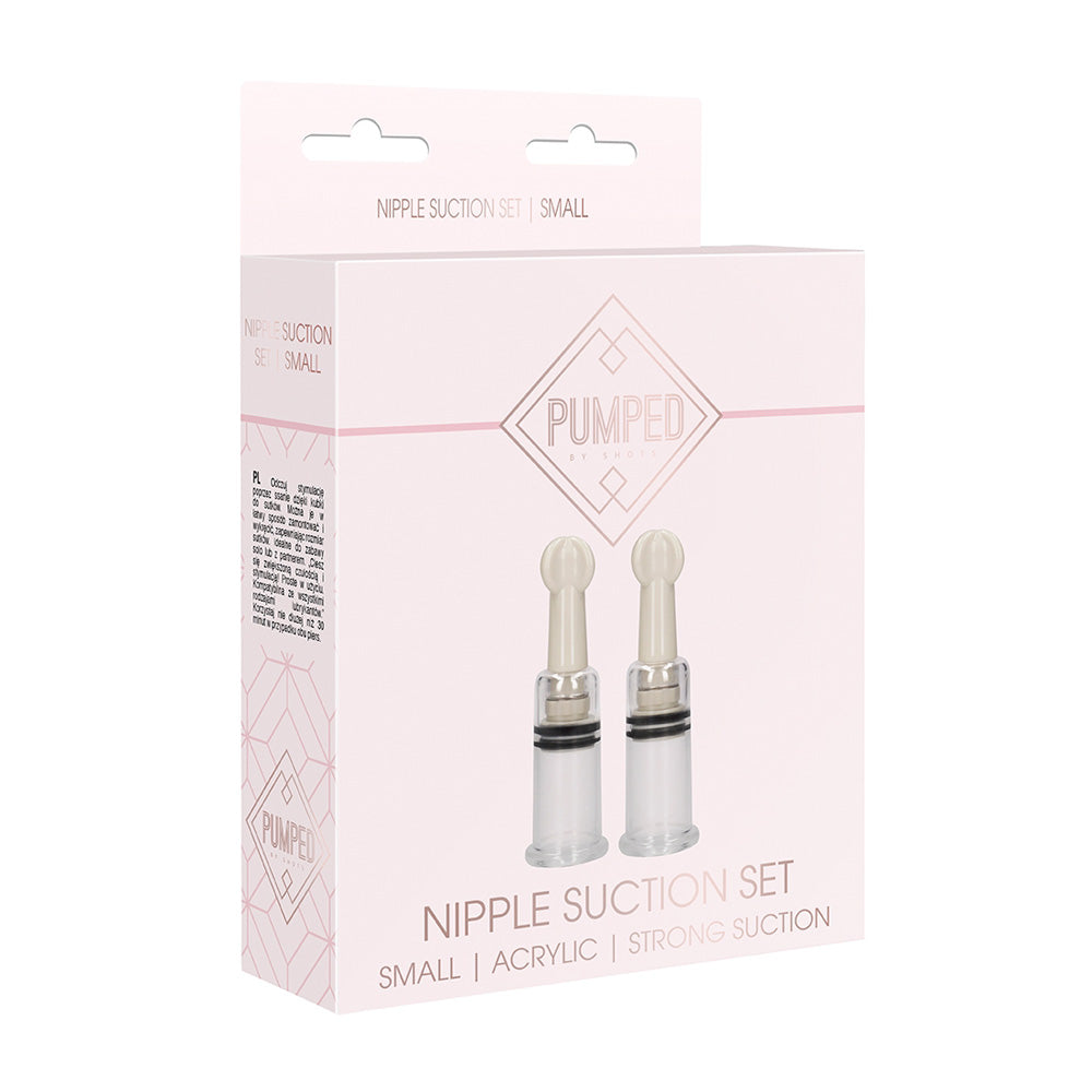 Pumped Nipple Suction Set Small Transparent | 8714273548405 | Discreet Personal Wellness