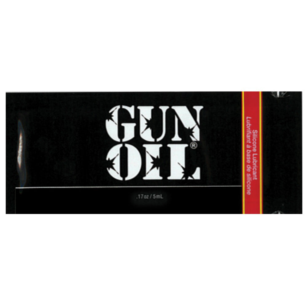 Gun Oil Silicone Lubricant .17 oz. Foil 50Ct | 891306000210 | Discreet Personal Wellness