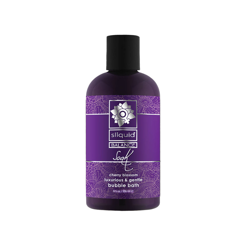 Sliquid Soak Bubble Bath Cherry Blossom 8.5 oz. | 894147000562 | Discreet Personal Wellness