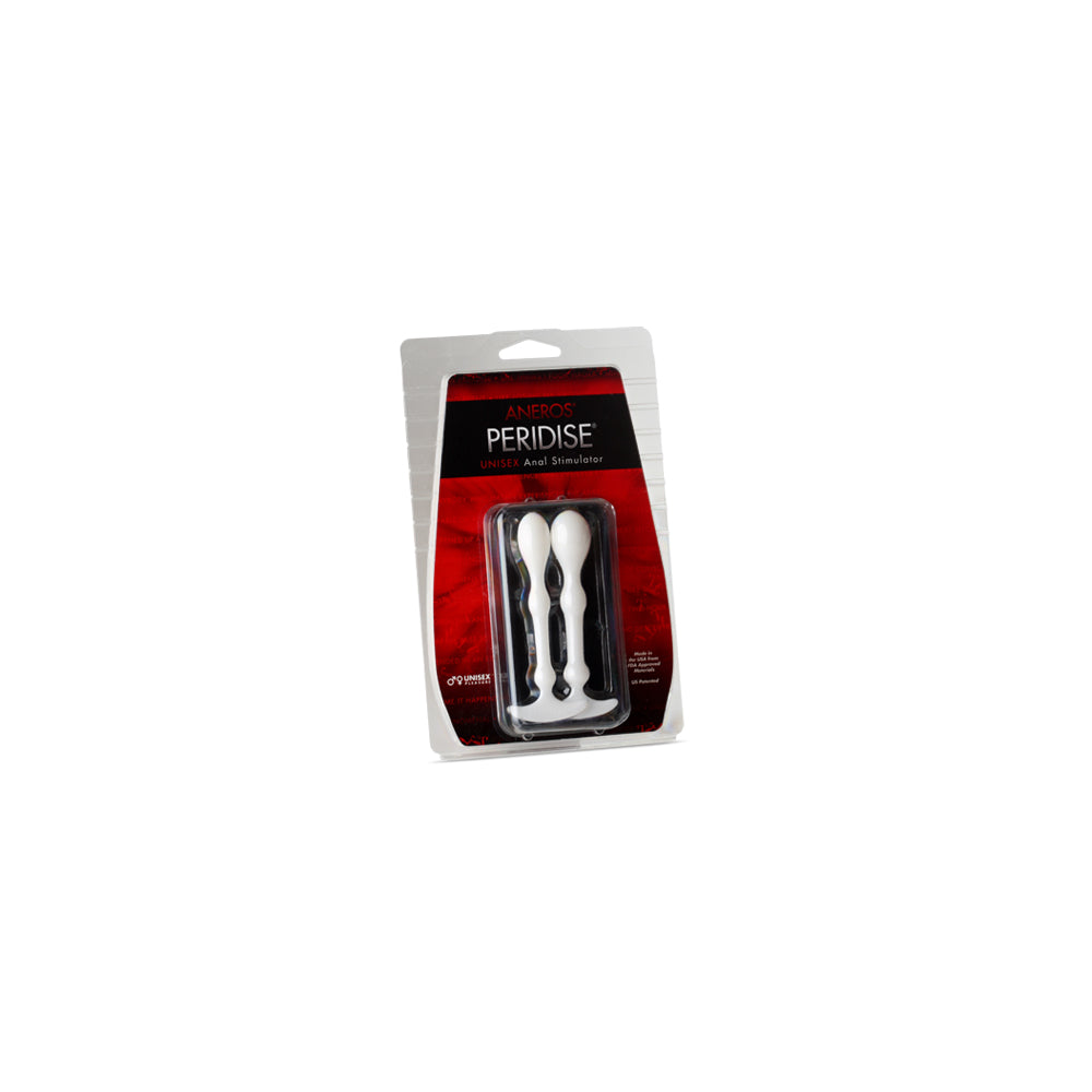 Peridise Butt Plugs Set of 2 - White | 894757001973 | Discreet Personal Wellness