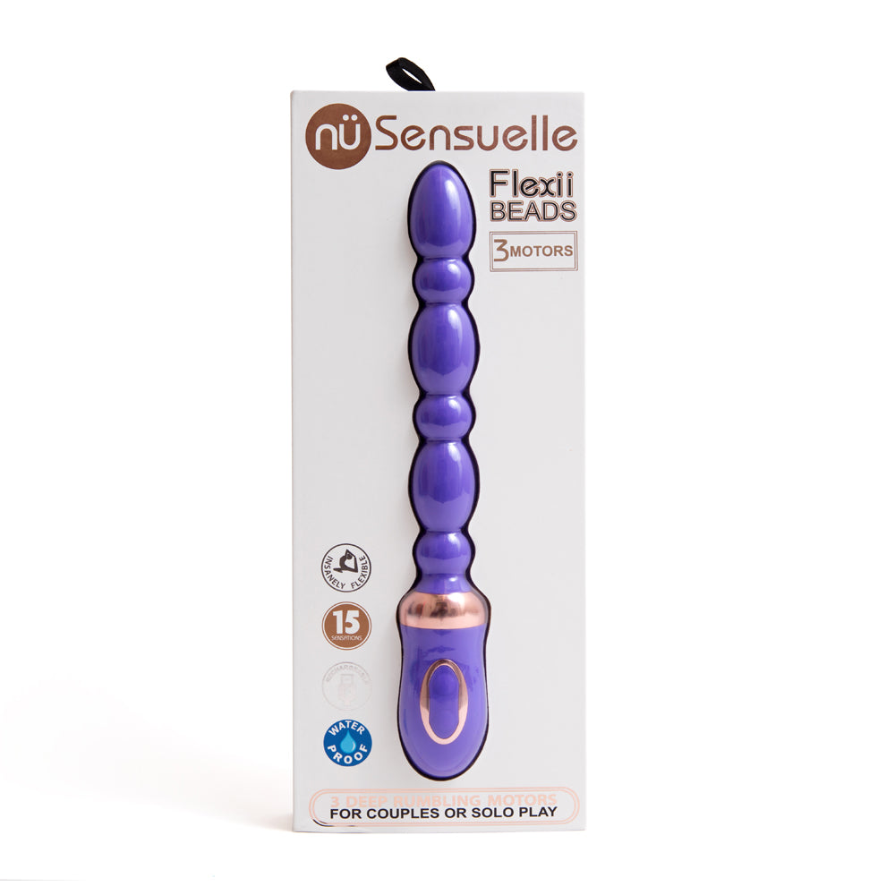 Nu Sensuelle Flexii Beads Ultra Violet | 9342851002941 | Discreet Personal Wellness