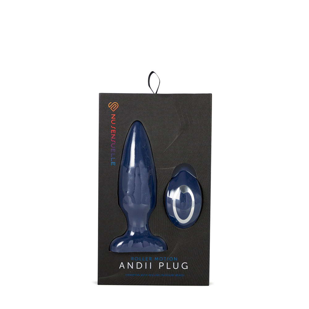 Nu Sensuelle Andii Plug Navy Blue | 9342851002989 | Discreet Personal Wellness
