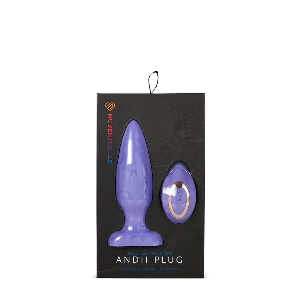 Nu Sensuelle Andii Plug Ultra Violet | 9342851002996 | Discreet Personal Wellness