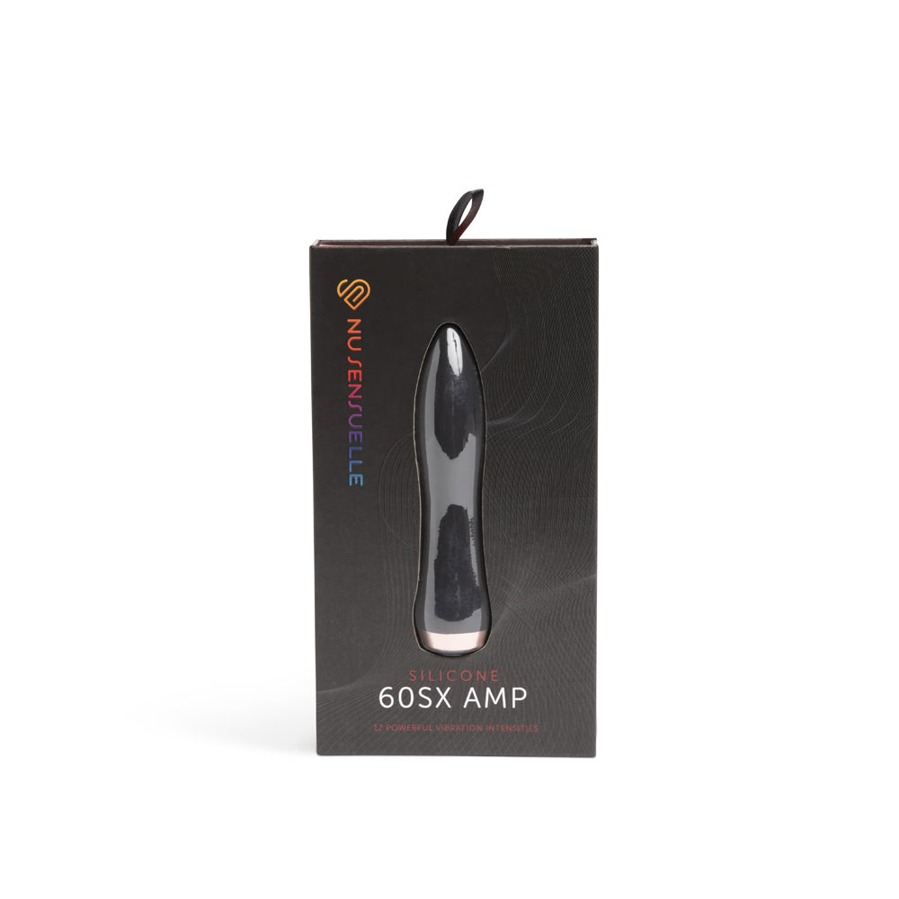 Nu Sensuelle 60Sx Amp Silicone Bullet Black | 9342851003030 | Discreet Personal Wellness