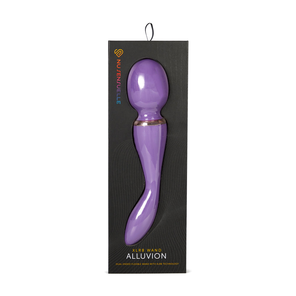 Nu Sensuelle Alluvion Wand Purple | 9342851003115 | Discreet Personal Wellness