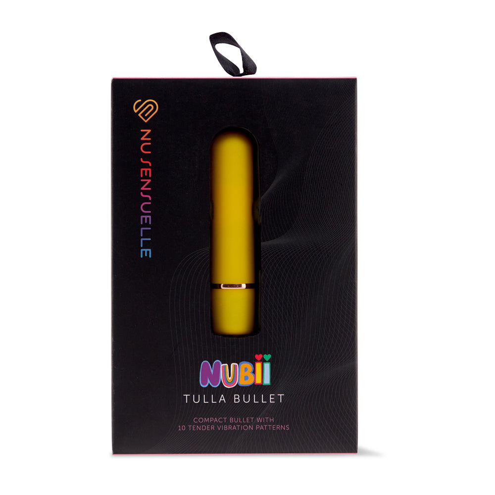 Nu Sensuelle Tulla Rounded Bullet Yellow | 9342851003207 | Discreet Personal Wellness