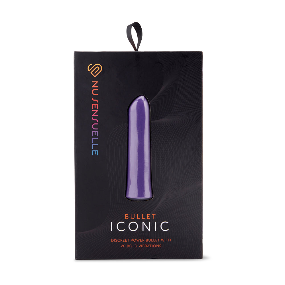 Nu Sensuelle Iconic Bullet Deep Purple | 9342851003313 | Discreet Personal Wellness
