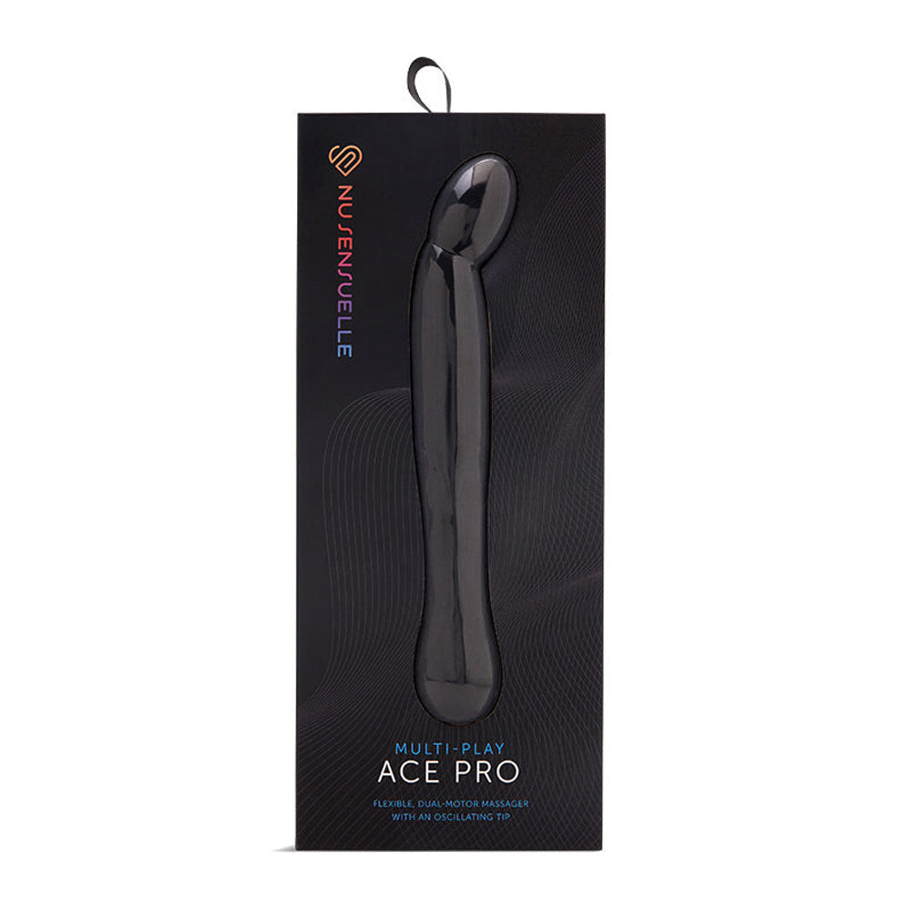 Nu Sensuelle Ace Pro Prostate & G-Spot Vibe Black | 9342851003382 | Discreet Personal Wellness