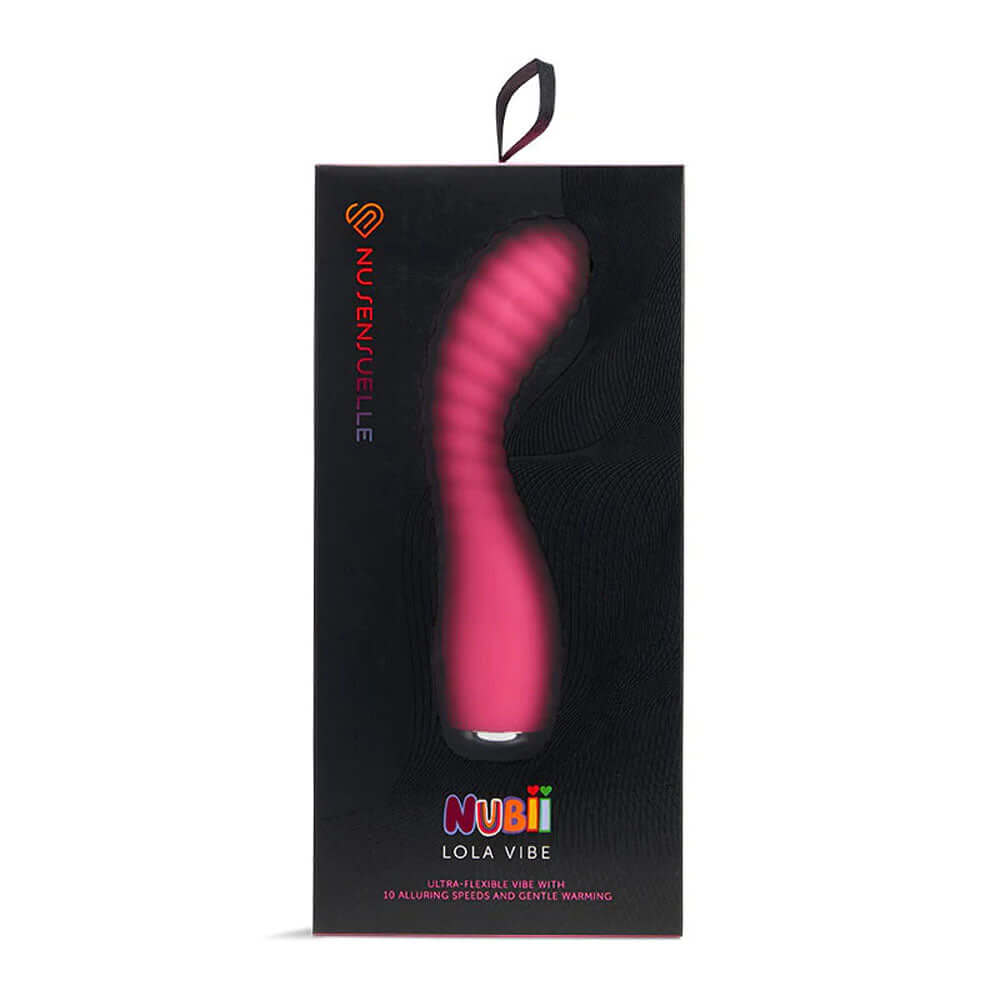 Lola Nubii Flexible Warming Vibe Pink | 9342851003429 | Discreet Personal Wellness