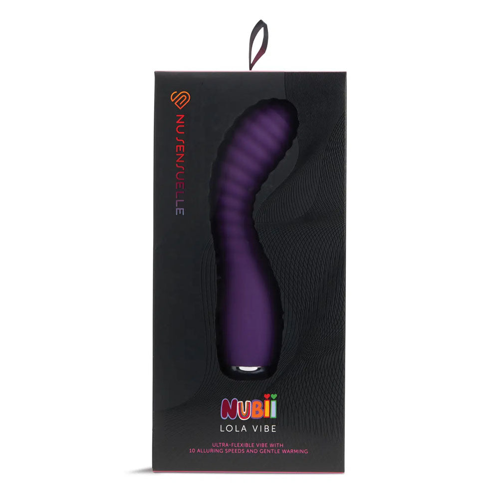 Lola Nubii Flexible Warming Vibe Purple | 9342851003436 | Discreet Personal Wellness