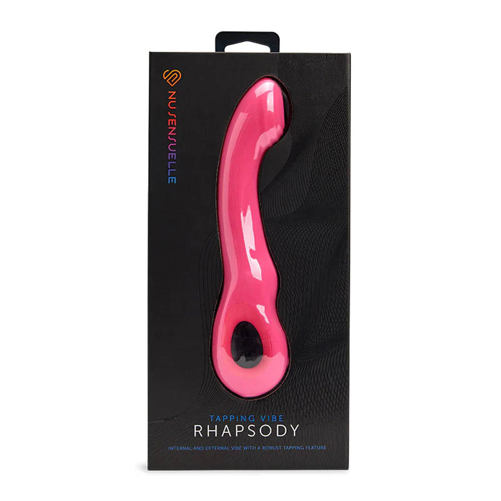 Nu Sensuelle Rhapsody Tapping Vibe Deep Pink | 9342851003498 | Discreet Personal Wellness