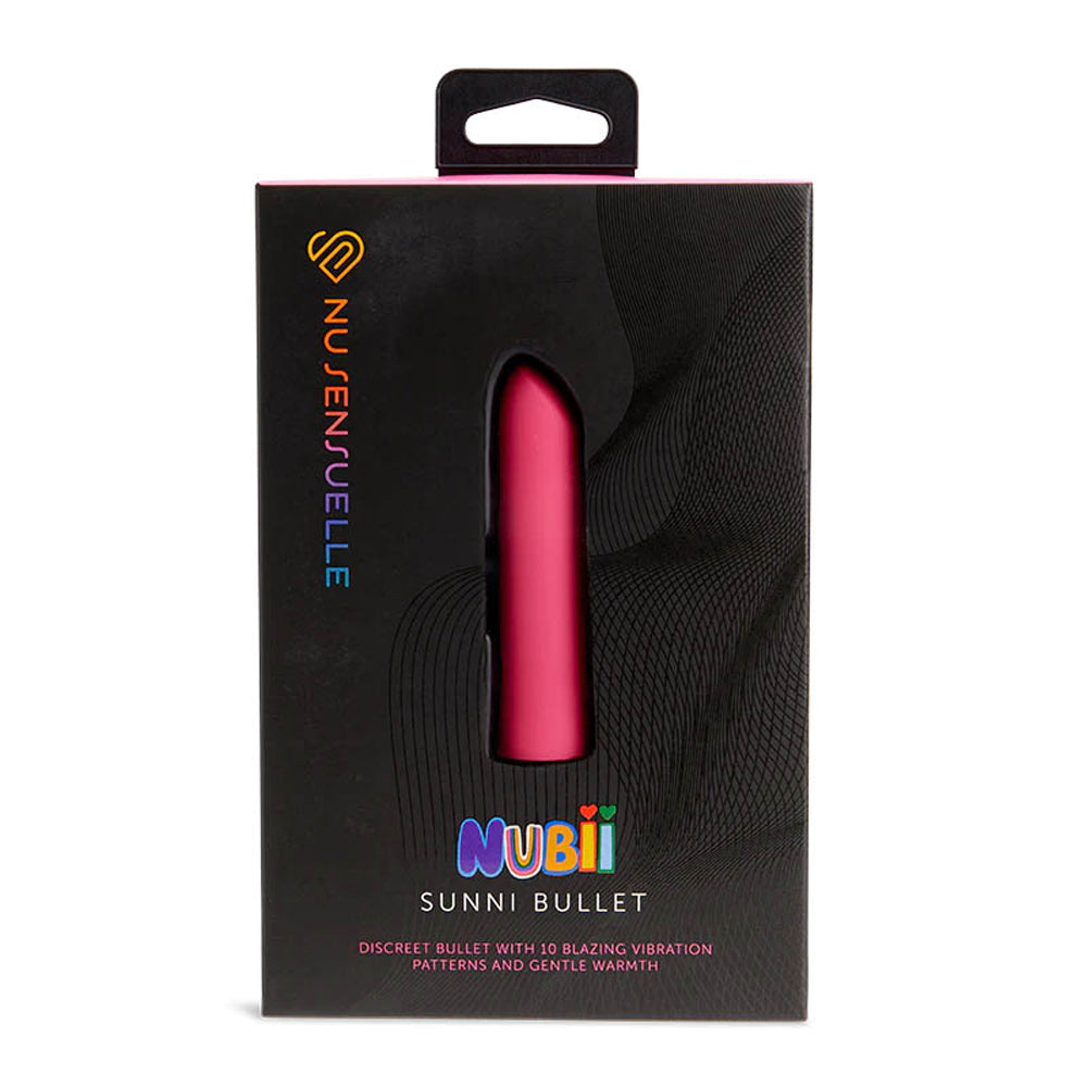 Sunni Nubii Warming Bullet Pink | 9342851003580 | Discreet Personal Wellness