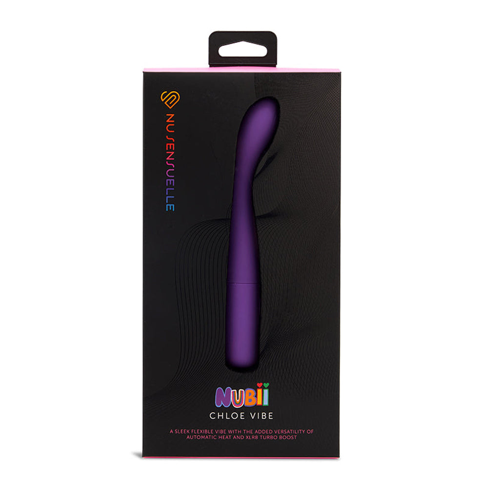 Chloe Nubii Warming W/Turbo Boost Purple | 9342851003726 | Discreet Personal Wellness