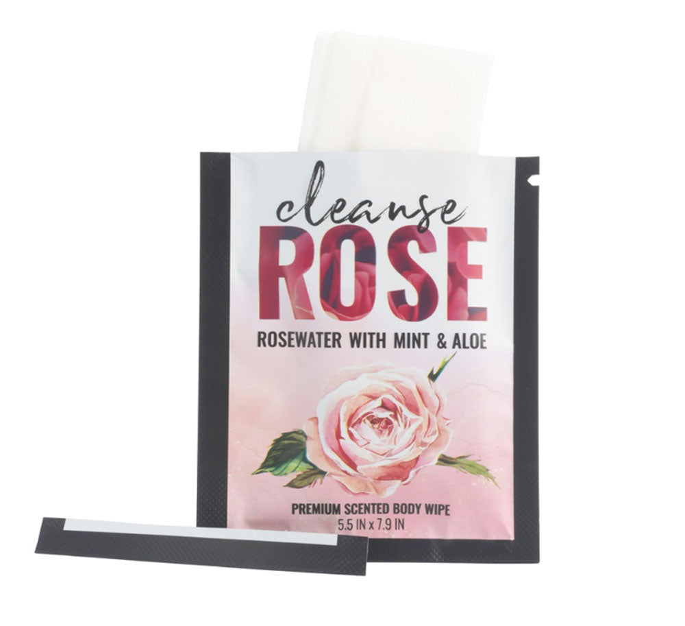 Alchemy Cleanse Rosewater Body Wipes 16 Ct | 850013071517 | Discreet Personal Wellness