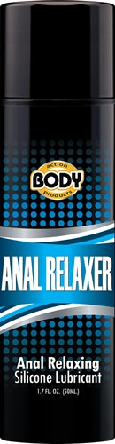 Body Action Anal Relaxer Silicone Lubricant 1.7 Oz | 679359000759 | Discreet Personal Wellness