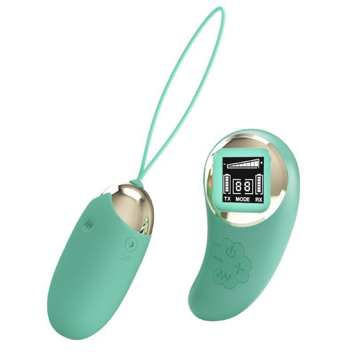 Mina Vibrating Remote Control Egg - Turquoise | 6959532335446 | Discreet Personal Wellness