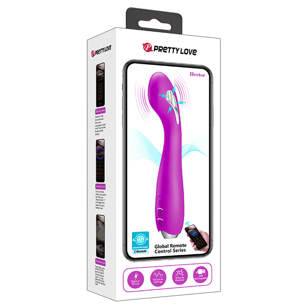 Pretty Love Hector Global Remote Control Series - Purple | 6959532325850 | Discreet Personal Wellness