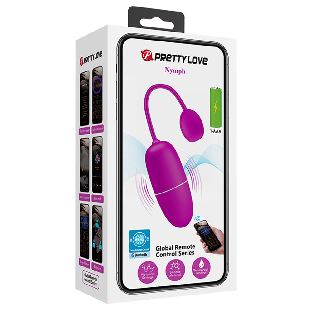 Pretty Love Nymph Global Remote Control Series - Purple | 6959532326574 | Discreet Personal Wellness