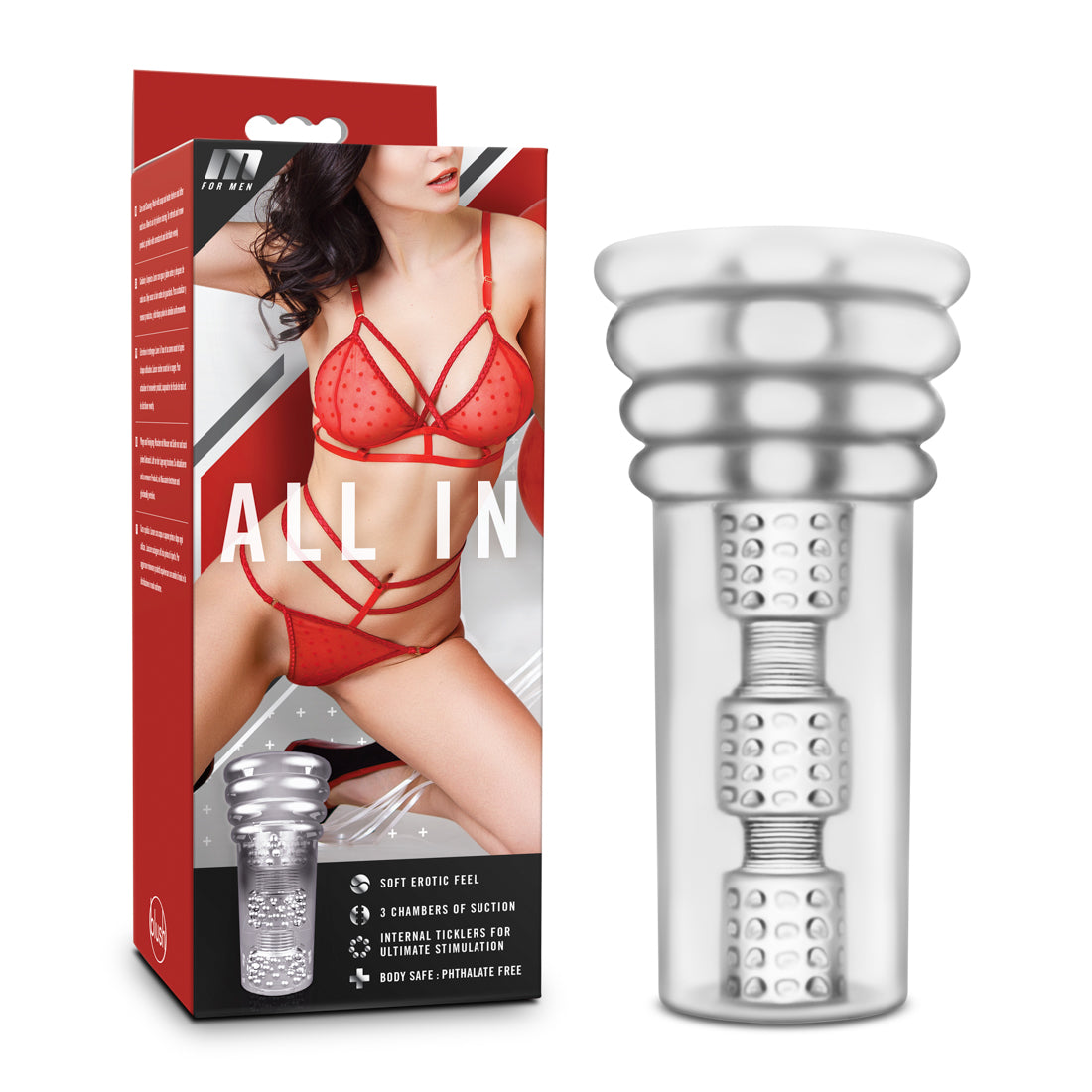 All In Stroker - Clear | 735380065126 | Discreet Personal Wellness