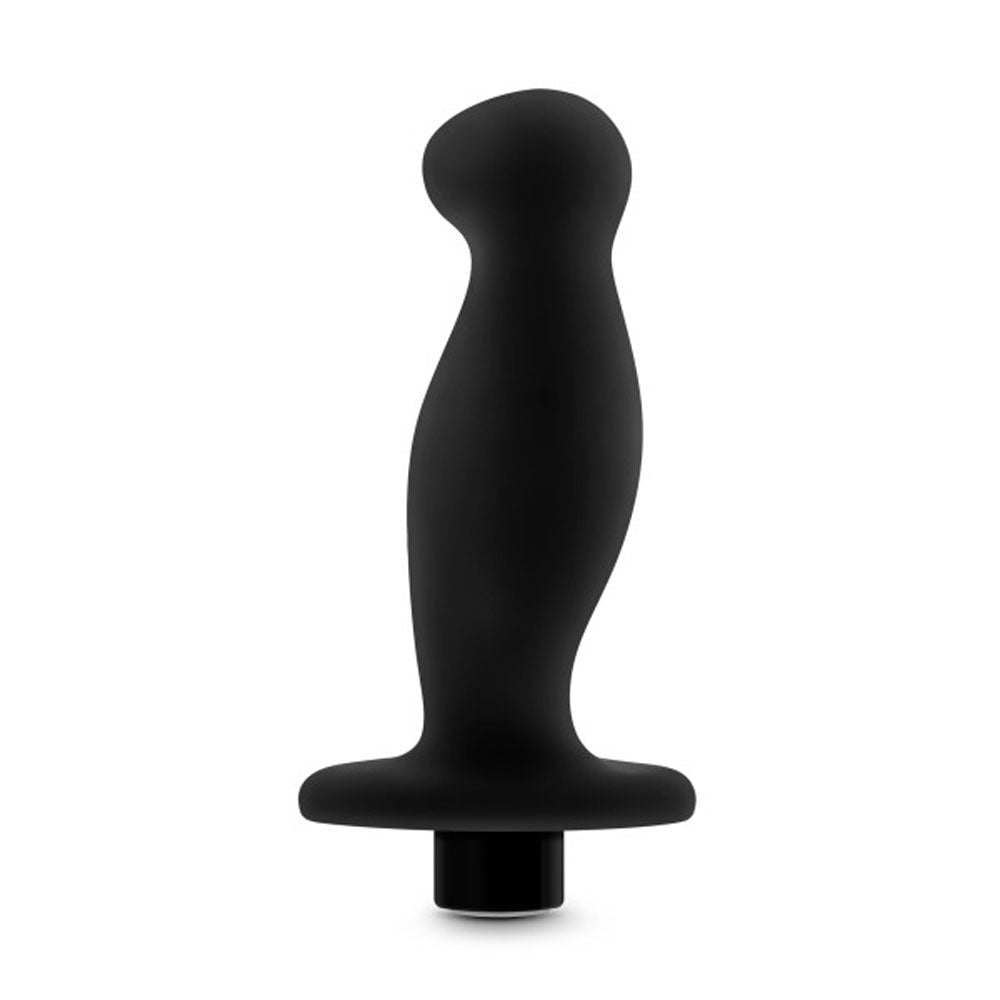 Anal Adventures - Platinum - Silicone Vibrating Prostate Massager 02 -Black | 819835026471 | Discreet Personal Wellness