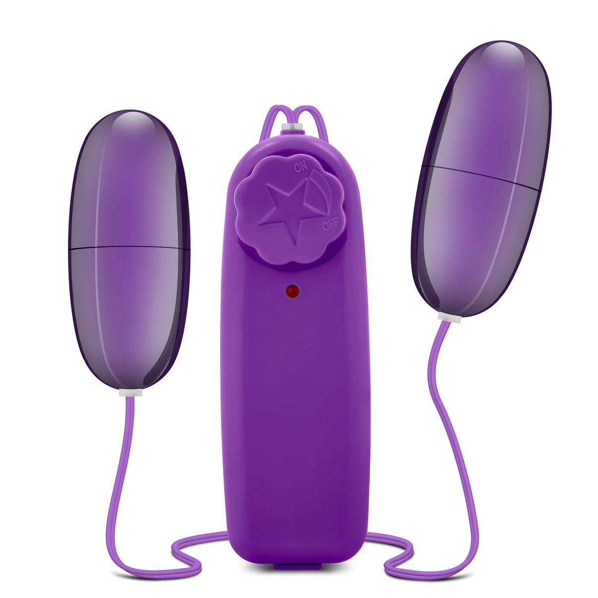 B Yours Double Pop Eggs - Plum | 049008210714 | Discreet Personal Wellness