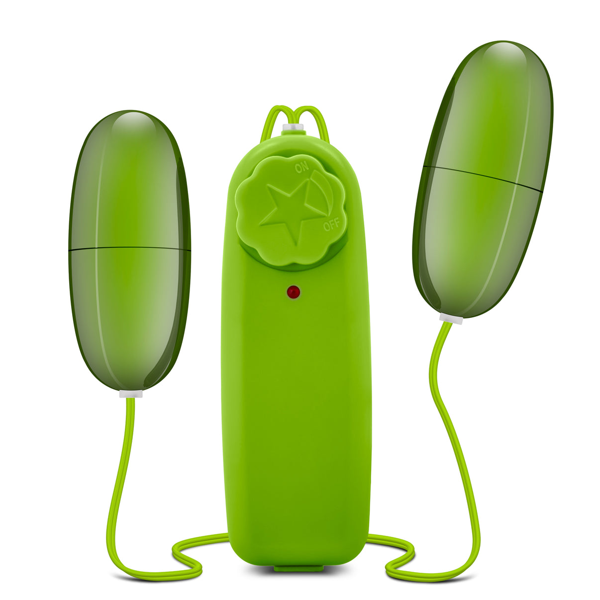 B Yours Double Pop Eggs - Lime | 049008210707 | Discreet Personal Wellness