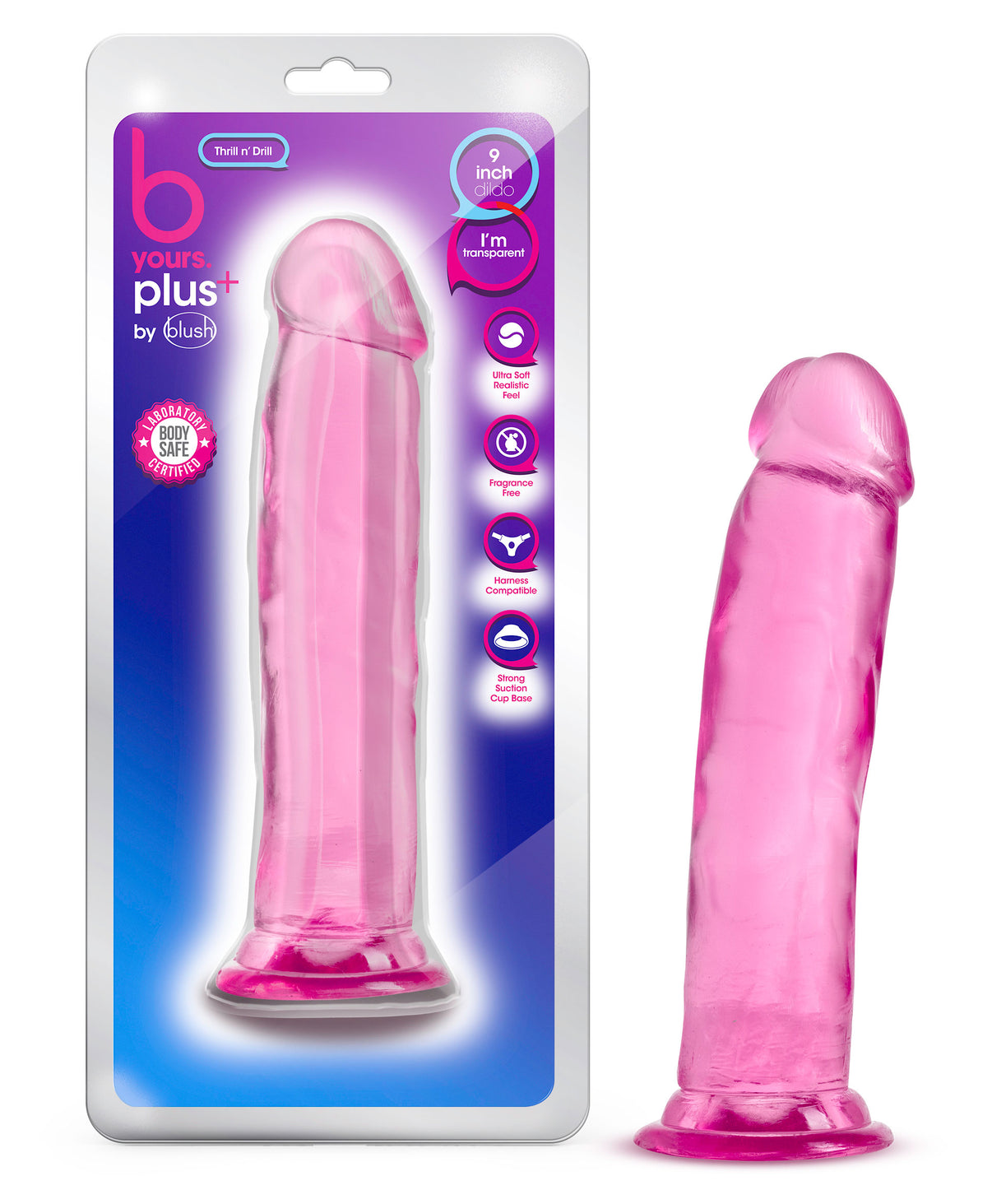 B Yours Plus - Thill n' Drill - Pink | 819835026792 | Discreet Personal Wellness