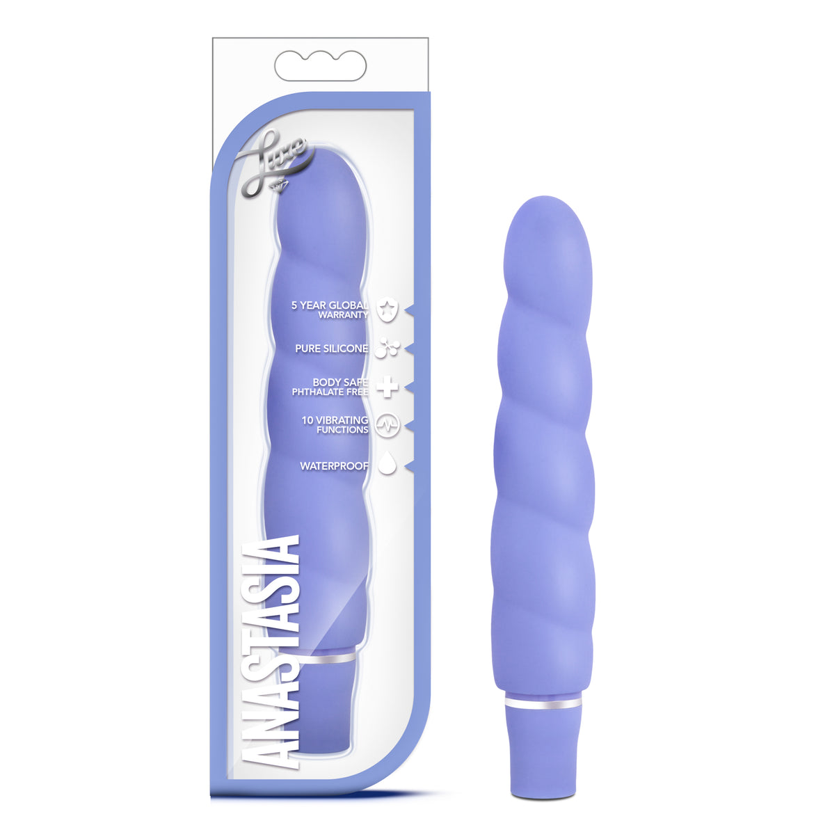 Luxe - Anastasia - Periwinkle | 735380419233 | Discreet Personal Wellness