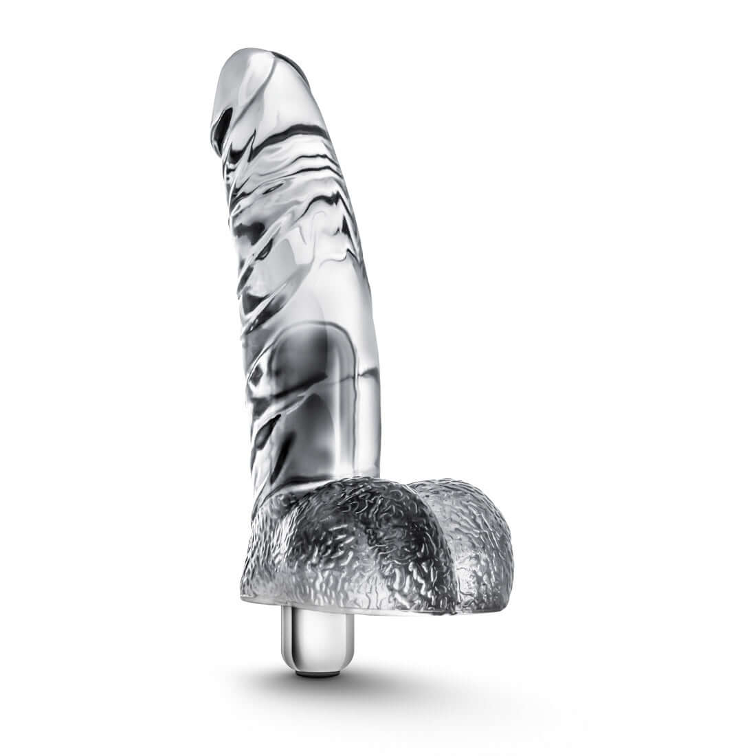 Naturally Yours - Vibrating Ding Penis - Clear | 702730691298 | Discreet Personal Wellness