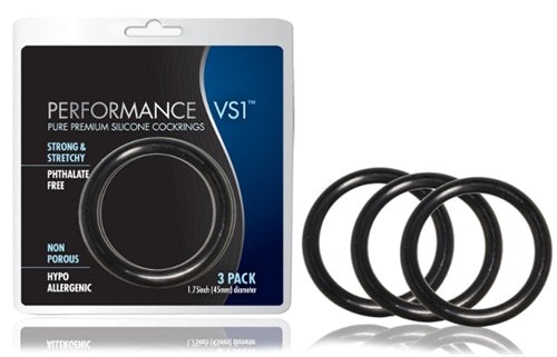 Performance Rings Vs1 - Medium - Black | 853858007321 | Discreet Personal Wellness