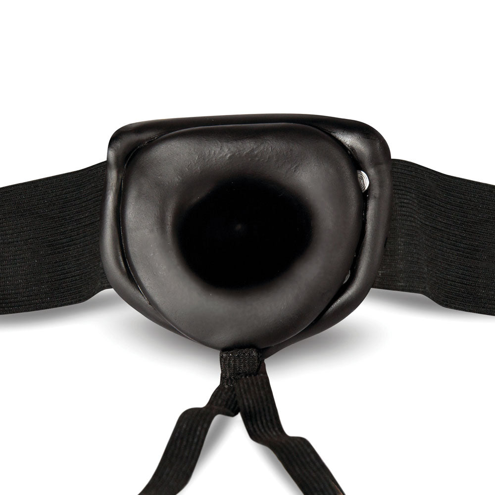 Dr. Skin - 7 Inch Hollow Strap on - Black | 819835021841 | Discreet Personal Wellness
