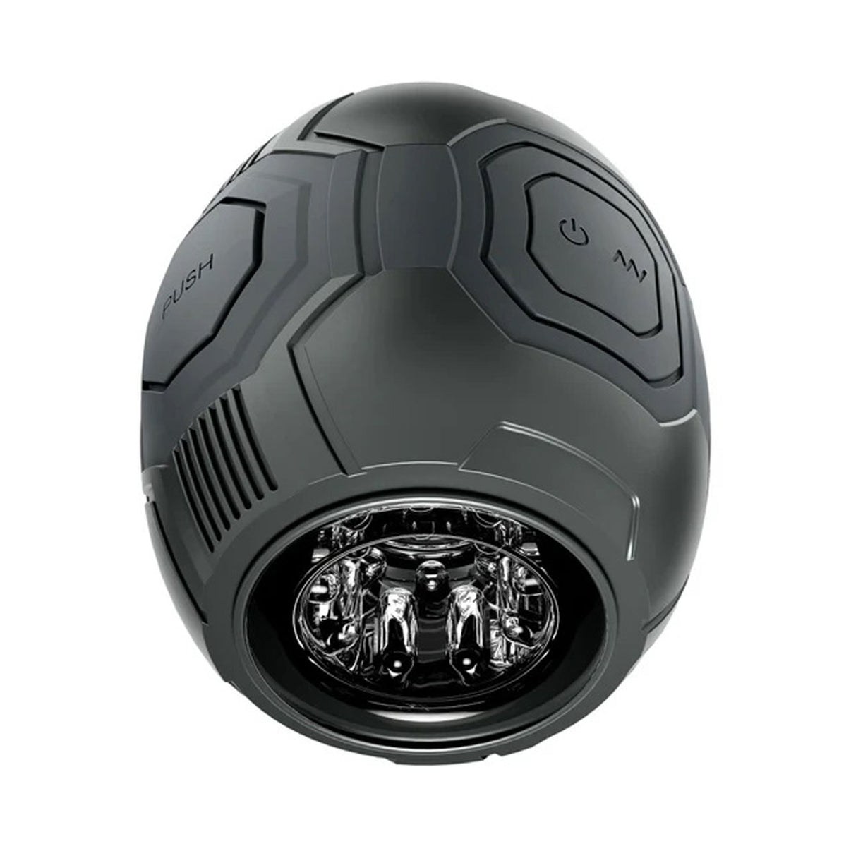 M for Men - Dome X - Vibrating Masturbator - Black | 810138370339 | Discreet Personal Wellness