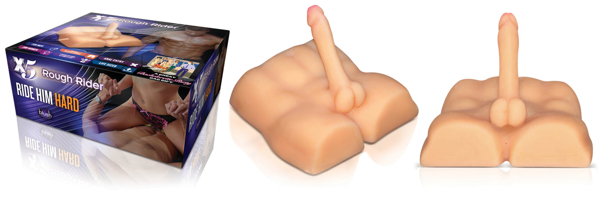 X5 Men - Rough Rider Torso - Beige | 735380858735 | Discreet Personal Wellness