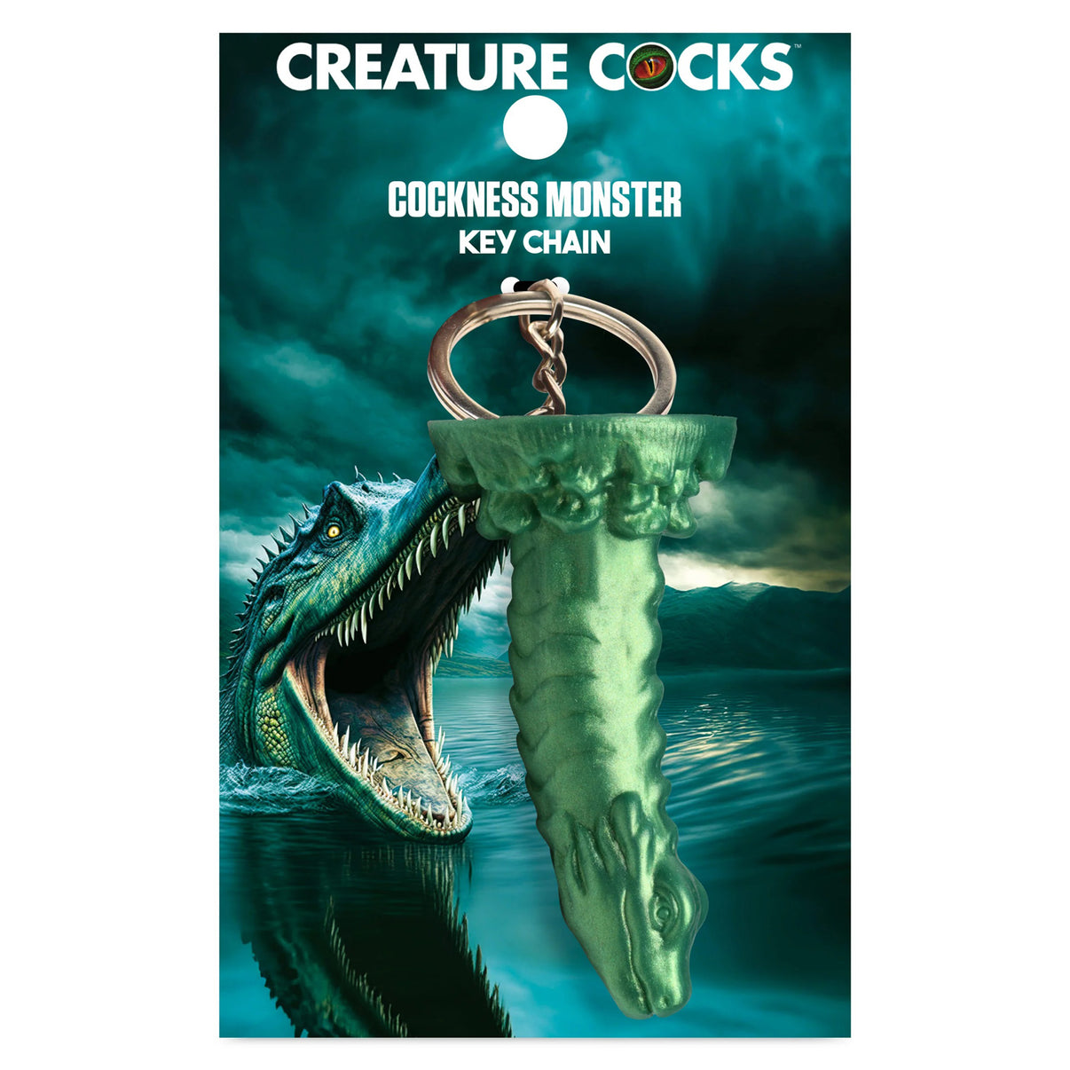 Penisness Monster Keychain - Green | 848518054982 | Discreet Personal Wellness