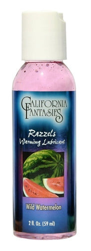 Razzels Warming Lubricant - Wild Watermelon - 2 Oz. Bottle | 855487001206 | Discreet Personal Wellness
