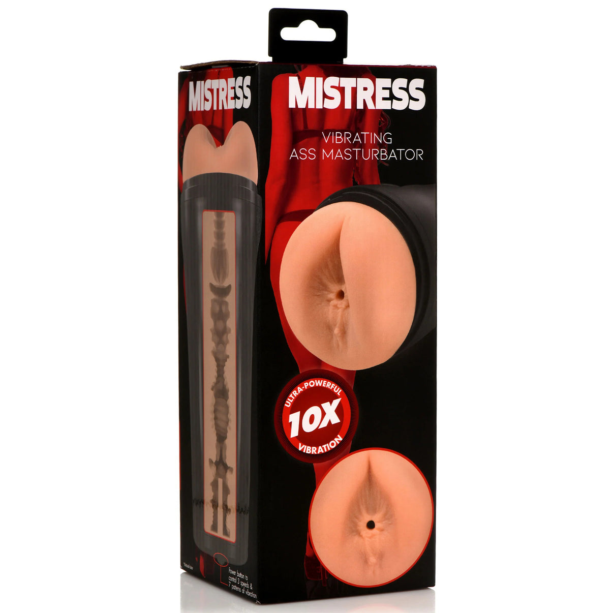 Mistress Vibrating Ass Masturbator - Medium | 653078943719 | Discreet Personal Wellness