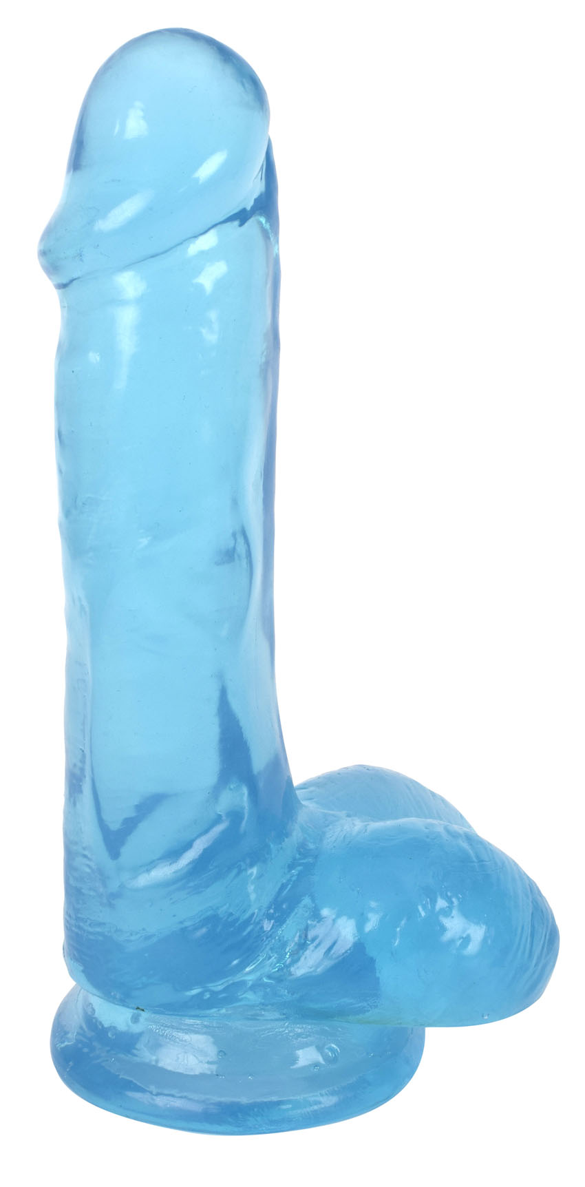 LolliPenis 6 Inch Slim Stick With Balls - Berry Ice | 643380985729 | Discreet Personal Wellness