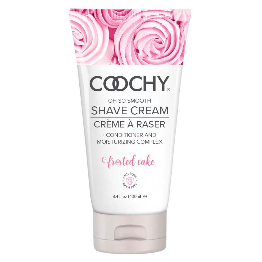 Coochy Shave Cream - Frosted Cake - 3.4 Oz | 638258900539 | Discreet Personal Wellness