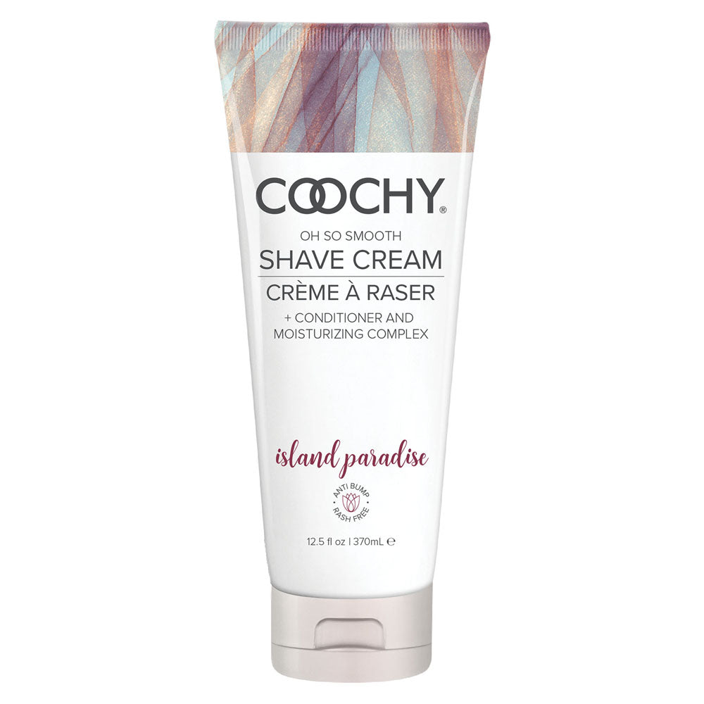 Coochy Shave Cream Island Paradise 12.5 Fl. Oz. | 638258900652 | Discreet Personal Wellness