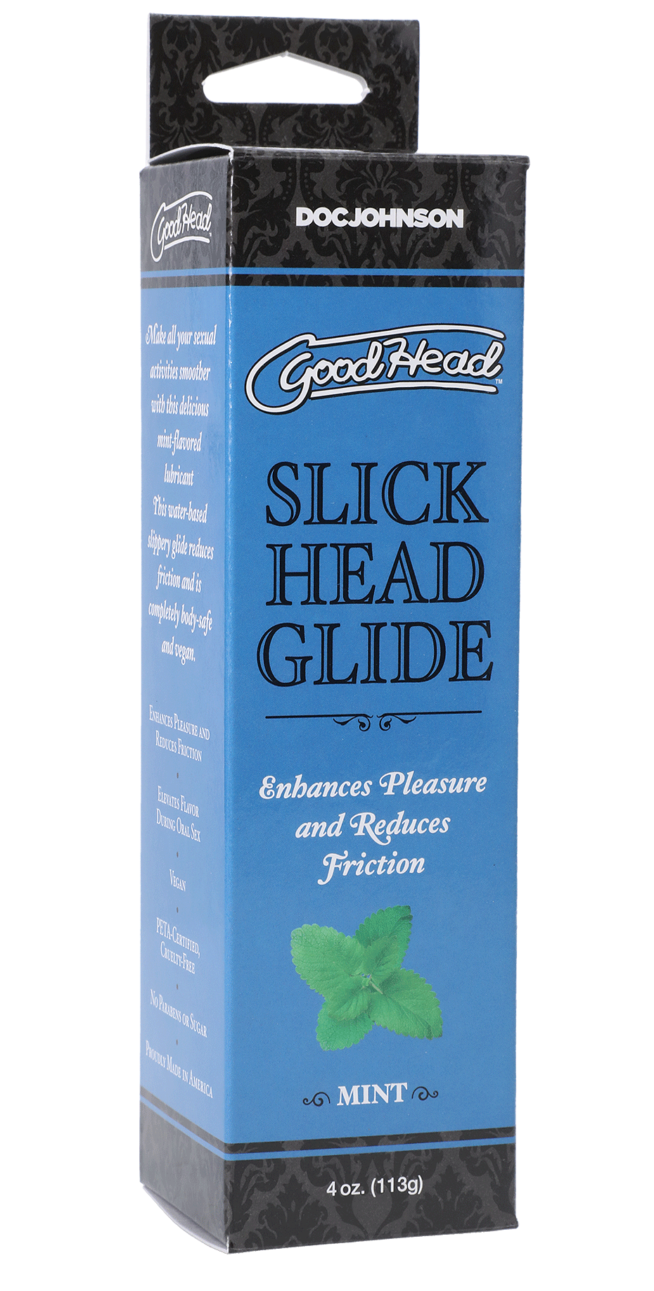 Goodhead - Slick Head Glide - Mint - 4 Oz. | 782421081584 | Discreet Personal Wellness